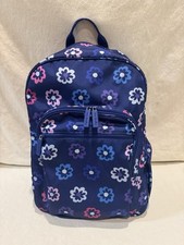 Vera Bradley Lighten Up Ellie Flowers Backpack Excellent Pre Owned Cond picture