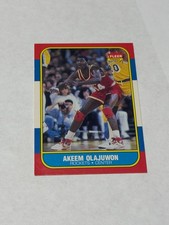 Akeem Olajuwon 1986-87 Fleer Basketball RC Houston Rockets #82  picture