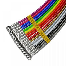 FOR RENAULT VEL SATIS HEL Stainless Braided Brake Hose Kit (REN4239) picture