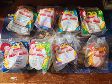 McDonald's 1996 Marvel Super Heroes Vintage Happy Meal Toys Set of 8 picture