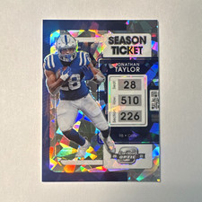 Panini 2021 Contenders Optic Jonathan Taylor Season Ticket #36 Cracked Ice /22 picture