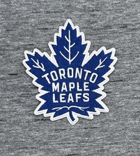 TORONTO MAPLE LEAFS EMBROIDERED IRON ON PATCH 3.00” X 2.75”  picture