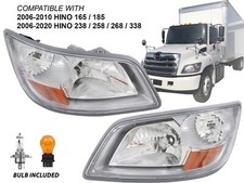 Headlight fits Hino 2006 - 2020 238 258 268 338 165 185 with Bulb Pair picture