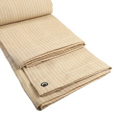 96%Anti UV Beige HDPE Sun Shade Net Outdoor Canopy Balcony Safety Privacy Screen picture