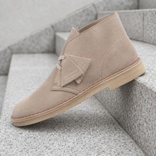 Clarks Desert Boot Sand Suede 26155527 Men’s New picture