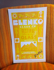 Blenko Glass Co. Festival of Glass 2025 Paper Poster John BLENKO Signed Unframed picture