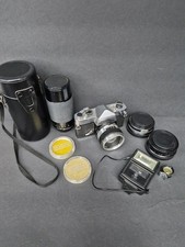 Yashica J-7 Vintage 35mm Film Camera With Zoom Lens And Accessories: Not Tested  picture