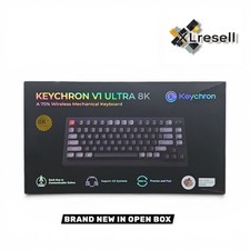Keychron V1 Ultra 8K Wireless Mechanical Keyboard RGB Backlit Black Red Linear picture