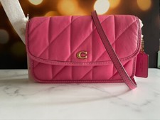 Coach Quilted Pillow Leather Hayden Crossbody Color: B4/petunia picture
