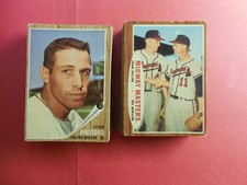 1962 TOPPS BASEBALL CARD LOT OF 78 CARDS-GOOD-VERY GOOD picture