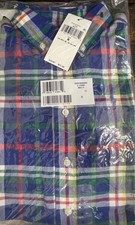 Polo Ralph Lauren Plaid Button Down Shirt Size 6 Multi-Color picture