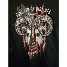 Howitzer Style Men's T-Shirt Patriot Hunt Military Grunt MFG Sz M CR6 Excellent picture