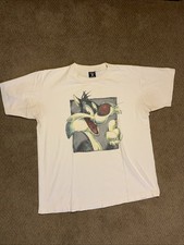 Vintage 1990s Sylvester The Cat Warner Bros Studio Store White T-Shirt Size XL picture