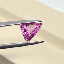Natural Pink Sapphire Trillion Heated Loose Gemstone 1.88 Carats picture