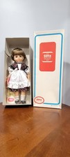 Vtg Götz Spielfreundin Girl Doll Brown Eyes Hair Outfit w/ Original Box and Tags picture