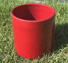 Gainey Ceramics AC-8 Red Drip Planter Pot RARE  picture