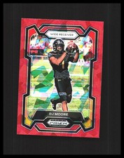 2024 D.J. Moore Panini Prizm  #17 Red Ice Prizm  - S1B5R1L1C23 picture
