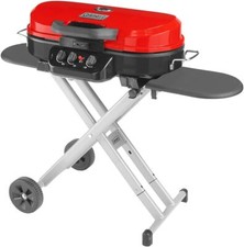 Coleman Roadtrip 285 Standup Propane Gas Grill Red, 3-Burner, 20K BTU picture