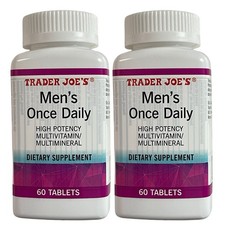 Trader Joe’s Men's Once Daily High Potency Multivitamin-60 Tab/By05/28 (2 Packs) picture