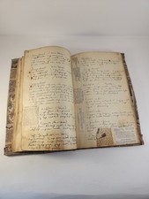 Grandma's Vintage Recipe Book, 1940s Handwritten Social History One Of A Kind picture