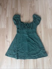 La Hearts Green Polka Dot Puff Sleeve Dress picture