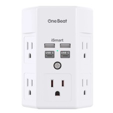 One Beat 1680J 3 Side Power Strip Multi Plug Expander, Surge Protector, 5 Outlet picture