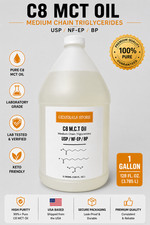 100% PURE C-8 MCT Oil Keto & Paleo Weight Loss - 128OZ picture