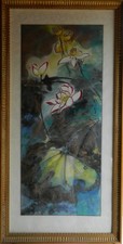 Fine Art, signed original Chinese Brush painting, framed 