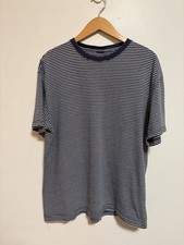 Vintage 90s Striped Blank Boxy Faded Skate Surf T Shirt Size Men’s Large USA picture