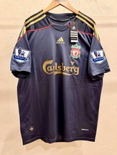 Steven Gerrard Liverpool FC 2009/10Premier League Black Away Kit picture