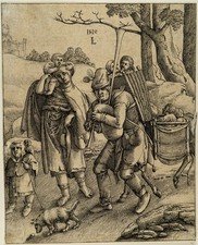 LUCAS VAN LEYDEN Leiden, The Beggars (Eulenspiegel). picture
