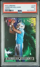 2022 Panini Origins Jameson Williams #113 Green /5 PSA 9 picture