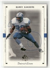 1999 SP AUTHENTIC #28 BARRY SANDERS DETROIT LIONS picture