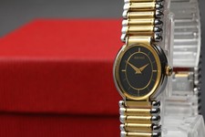 Vtg 1986 Exc+5 Quartz Two-Tone Seiko Bracelet 2P20-5E20 GPDP Womens Watch JAPAN picture