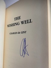 Charles de Lint | The Wishing Well } 1st, ltd, signed deluxe leather picture