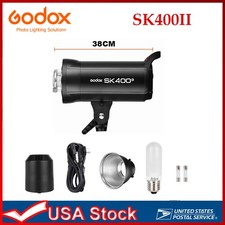 USA Godox SK400II 400W Strobe Flash Light Modeling Lamp for Studio Photography picture