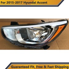 Headlight Assembly for 2015 2016 2017 Hyundai Accent Driver Left Side Halogen picture