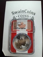 2024 RCM $5 MAPLE LEAF DRAGON Privy NGC MS69 FIRST DAY OF ISSUE  E10-114 picture
