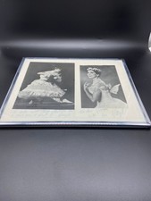 Margot Fonteyn & Rudolf Nureyev Signed Autograph Dual Photo Ballet Memorabilia picture