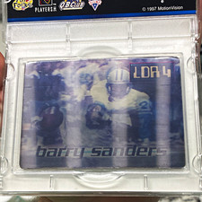 MotionVision 1997 Digital Replays II Insert Barry Sanders Lions Football NFL picture