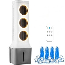 Evaporative Air Cooler, Portable Swamp Cooler with Detachable Water Tank picture