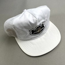 Vintage See's Candies Hat Cap Snapback Trucker White Chocolate San Francisco 90s picture