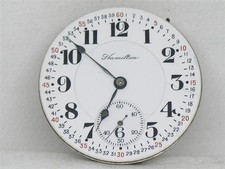 ANTIQUE 16S HAMILTON 992 POCKETWATCH 21 JEWEL MOV'T & MONTGOMERY DIAL, RUNNING picture