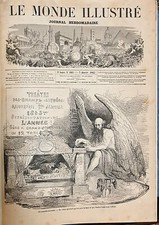 1865 Le Monde Illustrè French Illustrated Magazine Antique Book picture