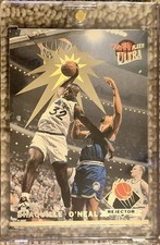 1992-93 FLEER ULTRA SHAQUILLE O'NEAL REJECTORS ROOKIE RC INSERT #4 MINT +BONUS picture