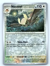 Noctowl 127/162 ~ Reverse Holo English Near Mint picture