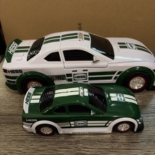 Hess 2025 White & Green Stock Car Racers 2-1, no box picture