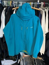 Rab Light Blue Upslope Outdoor Gorpcore Women's Hiking Jacket - Size M Women's picture