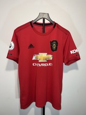 adidas Manchester United Rashford #10 Soccer Jersey Men’s L Red/Black picture
