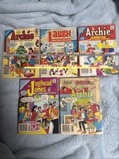 Vintage Archie Comics Digest Lot Of 5 1985-1987 Jughead Laugh Annual DeCarlo  picture